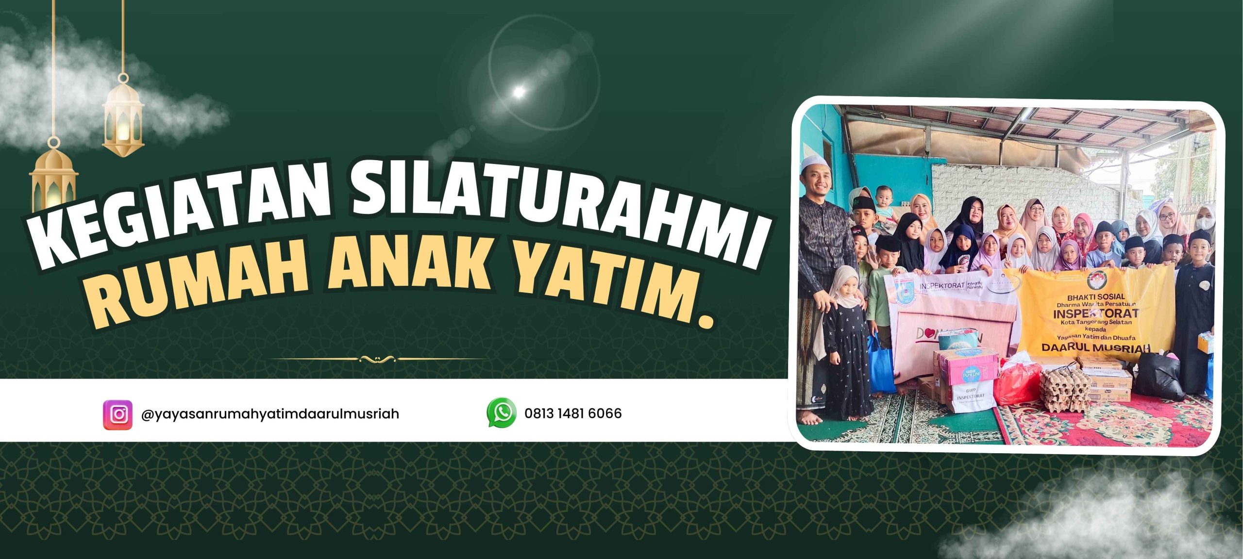 Hijau dan Kuning Tradisional Minimalis Selamat Tahun Baru Islam Banner Luar Ruangan (1000 x 450 mm) (1)